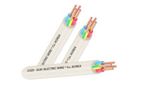 Dây tròn 4 ruột mềm, bọc PVC